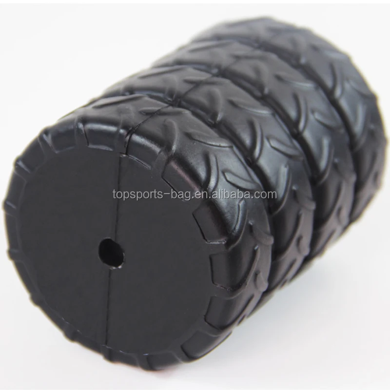 2022 Whole Sale Tire Design 330ml PU Foam Beer Can Cooler Thermal Stubby Holder Black