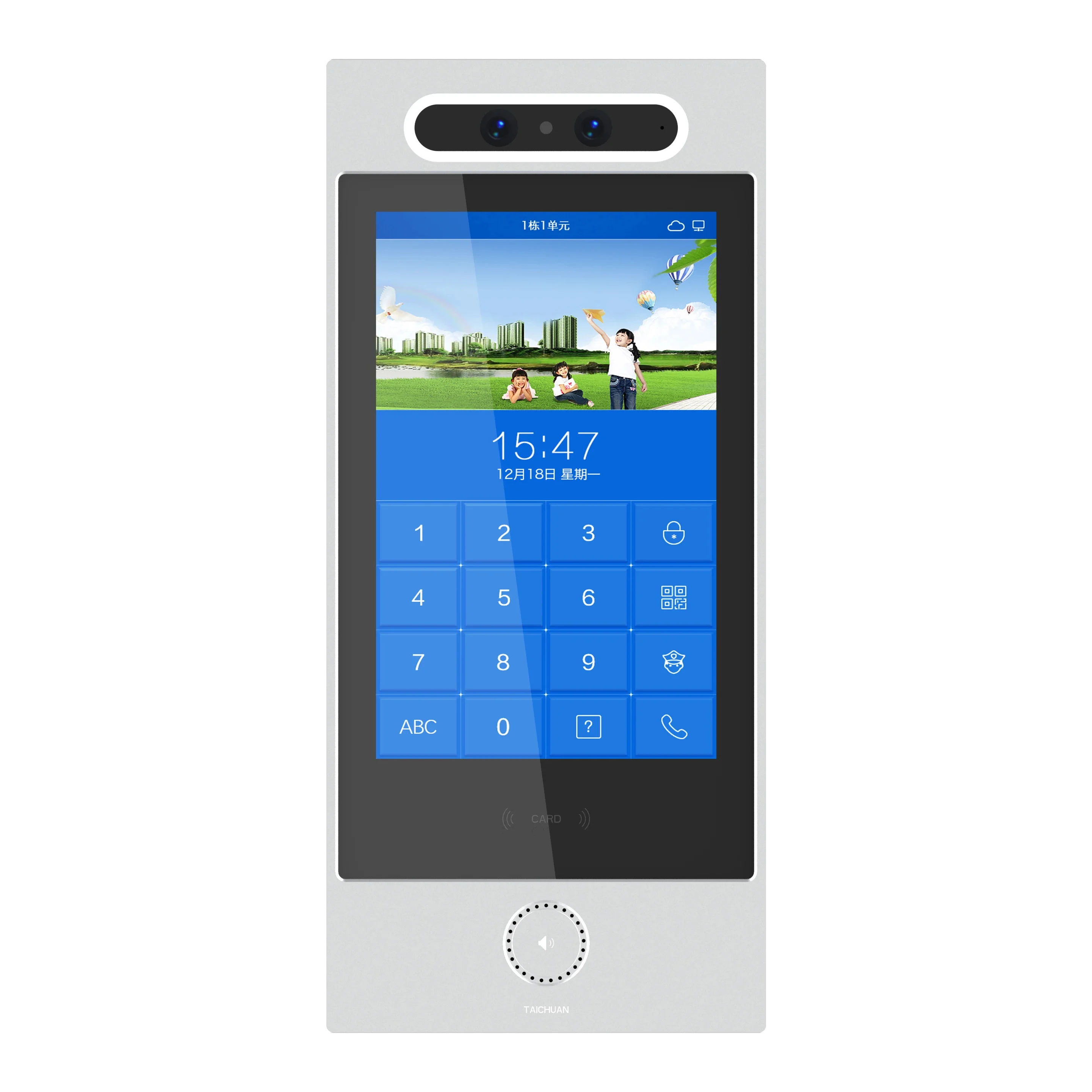 Tuya Smart Remote Control Wifi Duplex Video Intercom With Facial Access Control System