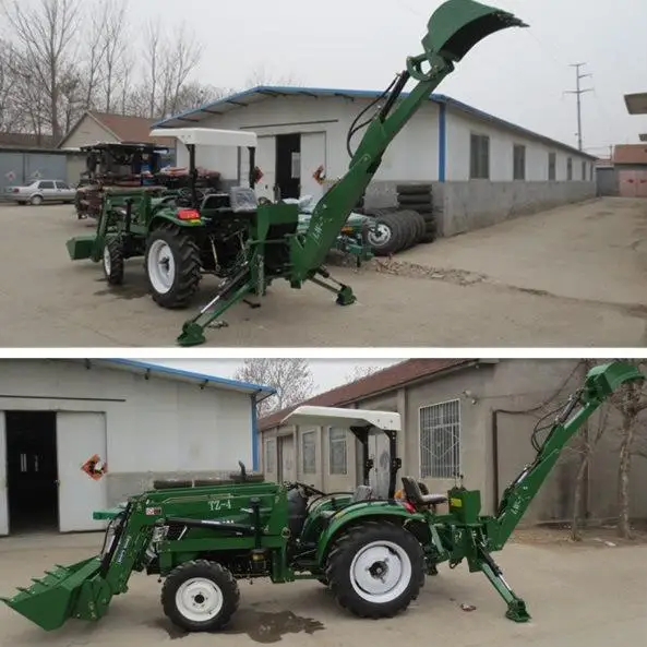 High Quality Towable Backhoe Excavator for Tractor, Agricultural Wheel Farm Garden Tractor Drive Backhoe Loader for sale