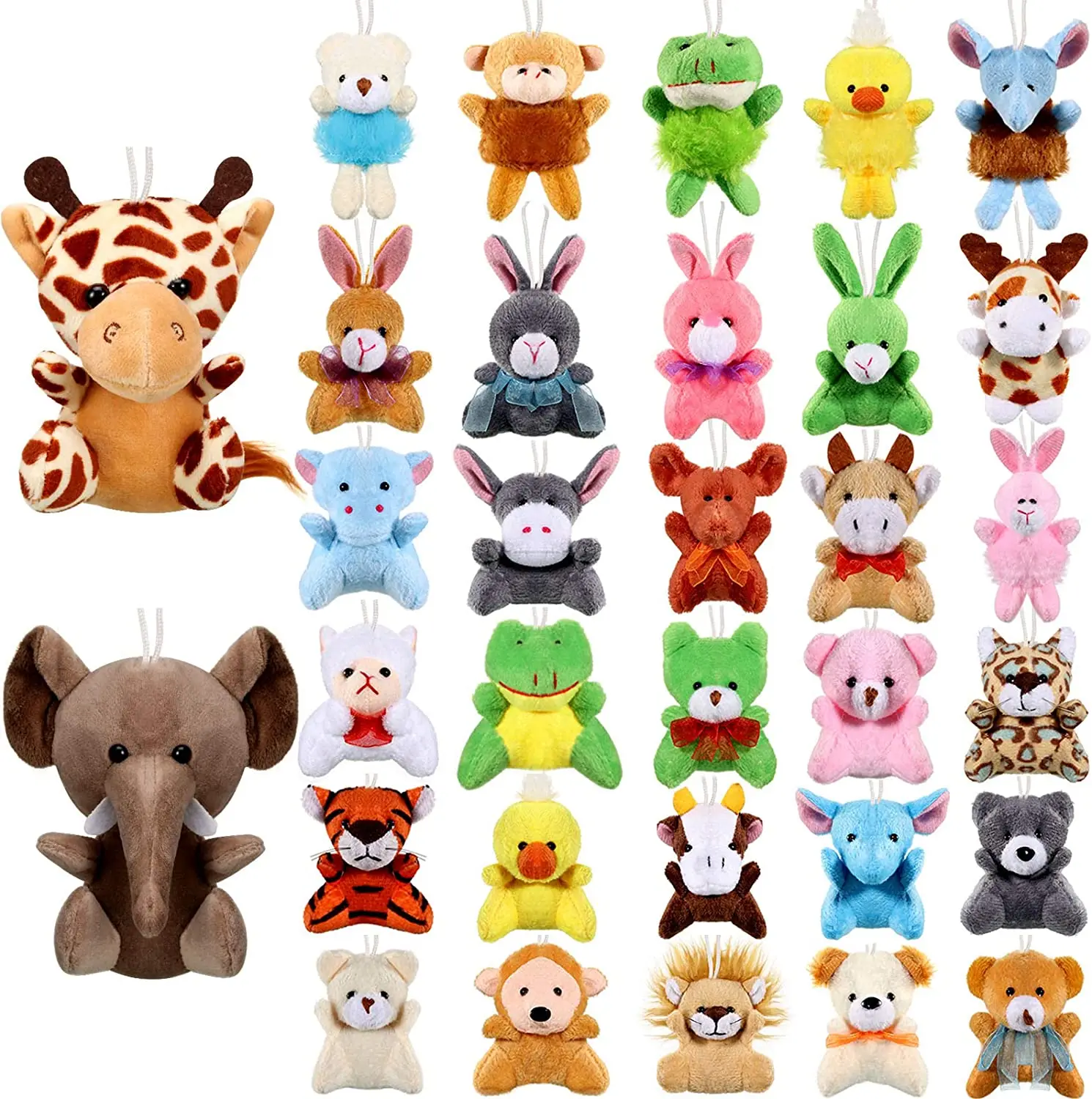 Wholesale hot selling mini stuffed animal plush soft toy Japanese making plush for commercial claw machine