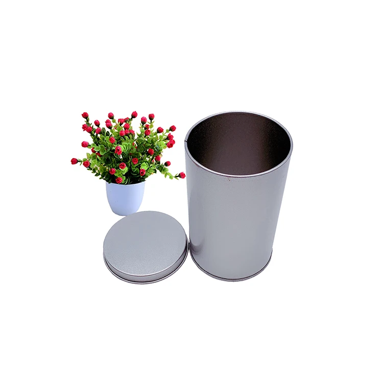 Качество еды на заказ круглой формы металлические жестяные коробки герметичный чай контейнер жестяная упаковка