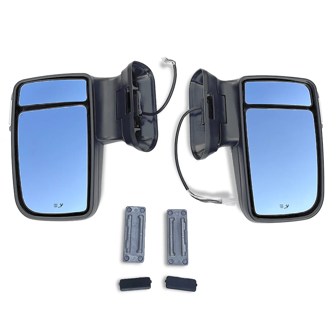 China Factory Bus Parts Manual Rearview Mirrors Kw320 With Led Light Bus For Mercedes-Benz/Yutong Bus Rearview Mirrors