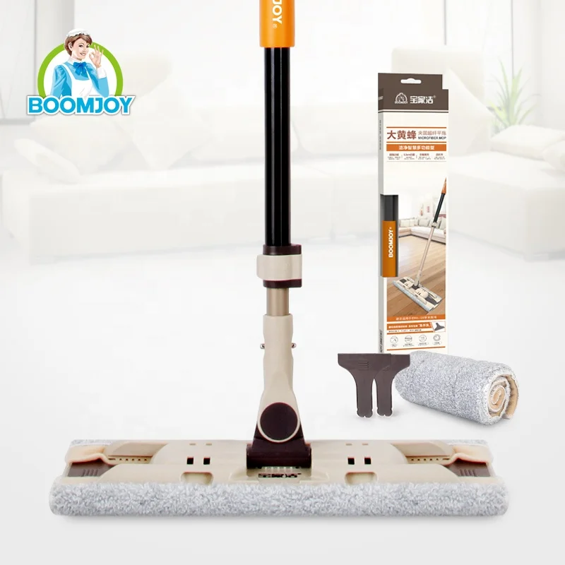 360 Magic Sweeper Floor Mop Starter Kit Professional Mop Telescopic Handle Hardwood Floor Microfiber Clip Flat Mop