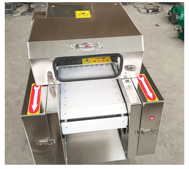 Chicken Frozen Meat Cutting Machine/ Pork Chop Chicken Breast Cutting Machine/ Beef Fish Meat Strips Cut Chopping Machine