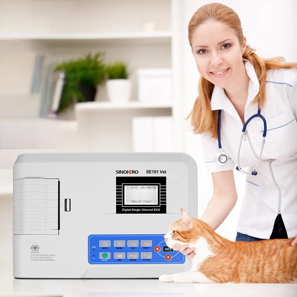 Manufactured Ekg Machine 12 Lead Single Channel ECG Portable Electrocardiograph ECG Machine with Electrode ECG Cable Recording