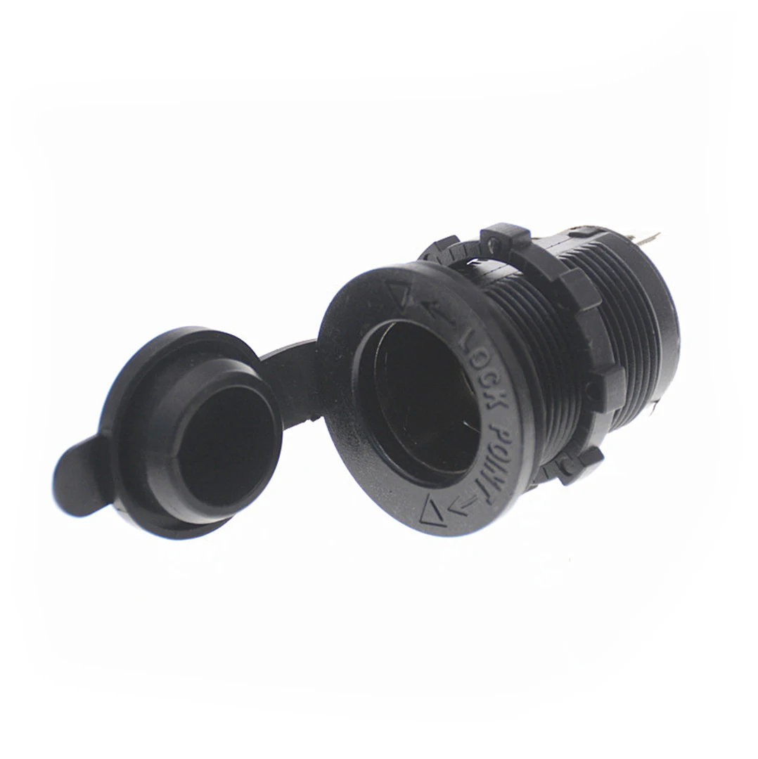 Hot Selling DC 12V 24V Socket Power Outlet Plug Adapter car cigarette lighter for Motorcycle Boat RV Yacht