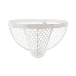 Custom Logo Hollow-out Polyester Fabric Boys Sexy Underwear Thong For Men U Convex Thong G-Stringxxx