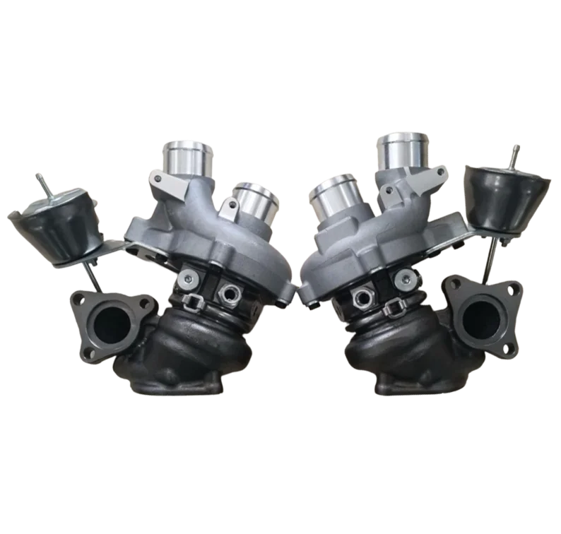 Twin Turbocharger K0CG Left Side Turbo Part 53039700469 / Right-Side 53039700470 for F-150 Truck with 3.5L GTDI, LHS, RWD Engine