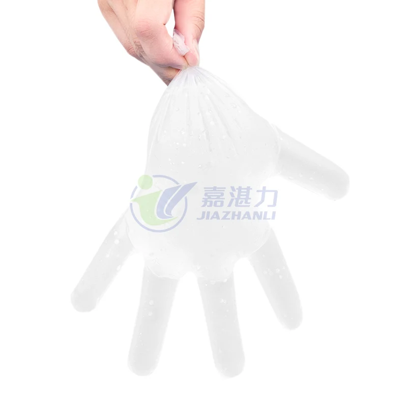 50% Off tpe/pvc/pe Gloves Powder free For Food Grade Clear Plastic Transparent Polyethylene Disposable