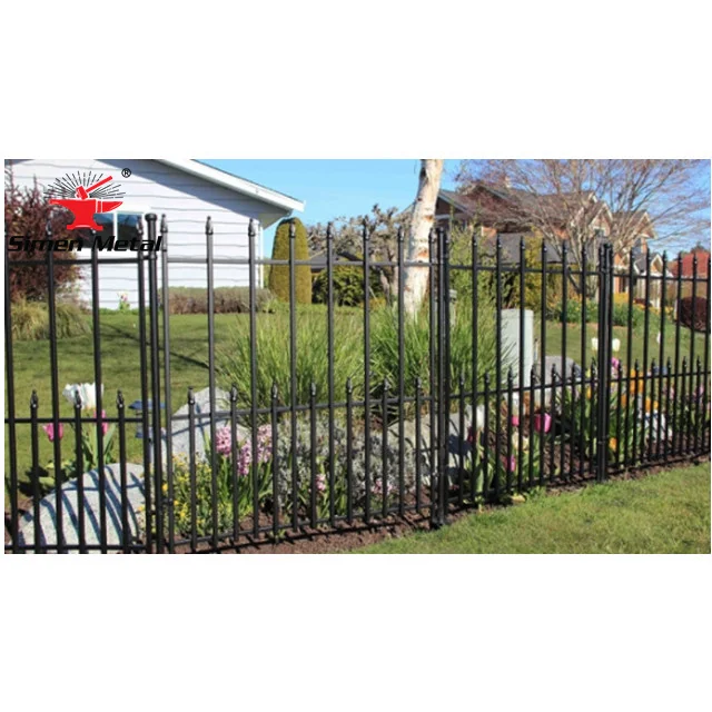 2024 Decorative garden fence panels wrought iron metal fence water proof easy storage and handling Top 200 sale in America