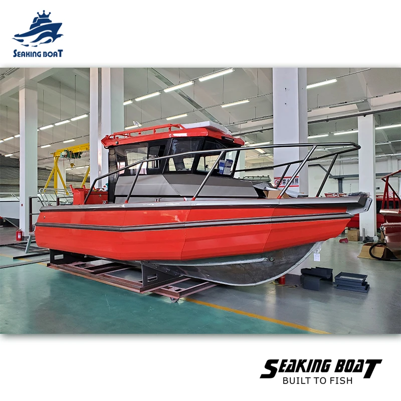  6 85 м 22.5ft морской царь Роскошные скорость морская алюминиевая рыбацкая лодка с кабиной для