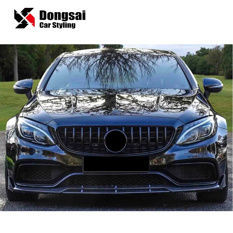 C Class w205 front black for benz c class grill for mercedes amg gt grill