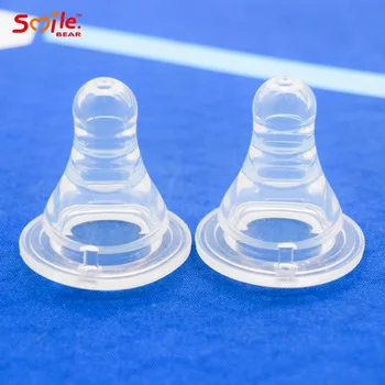 
Standard neck liquid silicone baby nipple Super soft real breast milk feeling nipple 