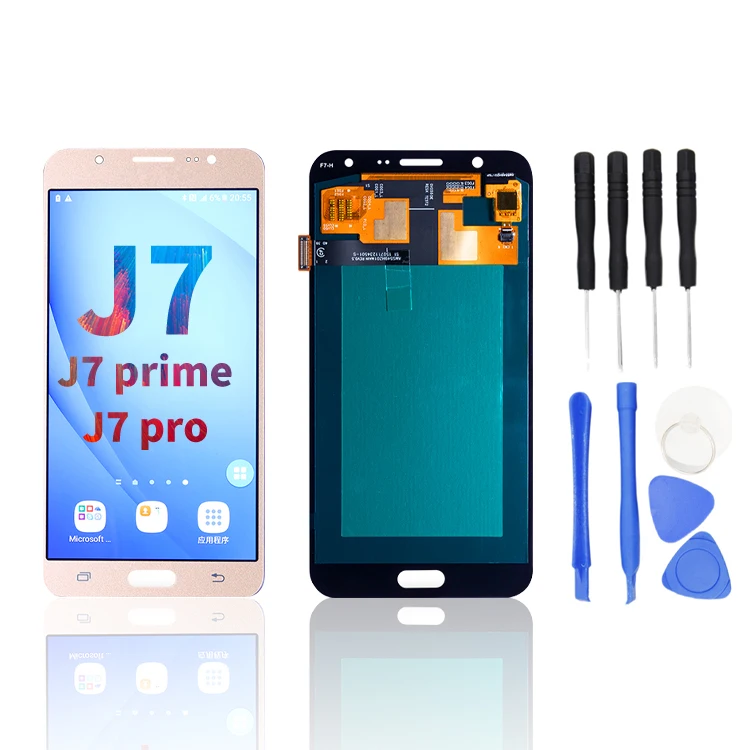 Заводской 100% протестированный Новый Oled качественный сенсорный экран для Samsung Galaxy J7