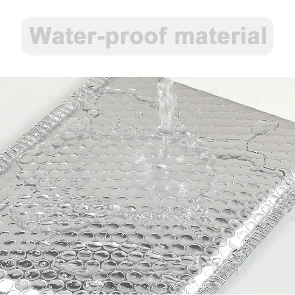 Packaging Envelope Mailers Bubble Poly Bubble Mailer Package Bag Silver Online Shopping Gravure Printing Strong Adhesive CN;GUA