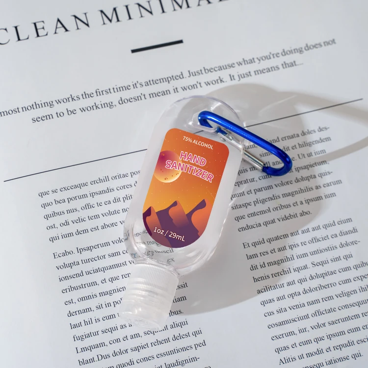 30ml 50ml 60ml mini small empty alcohol disinfectant spray bottle plastic hand sanitizer gel