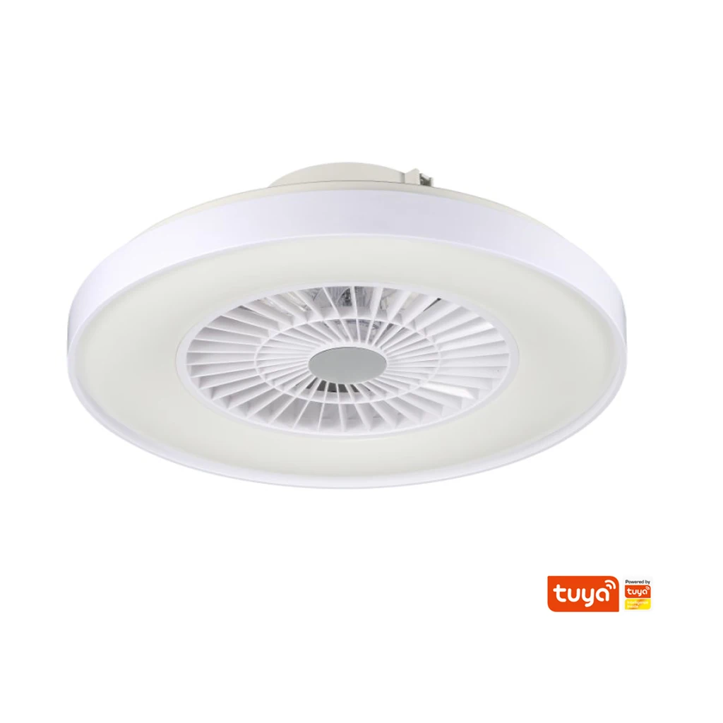 Plastic Indoor Modern Light Luxury Ceiling Lighting With Interior Fan