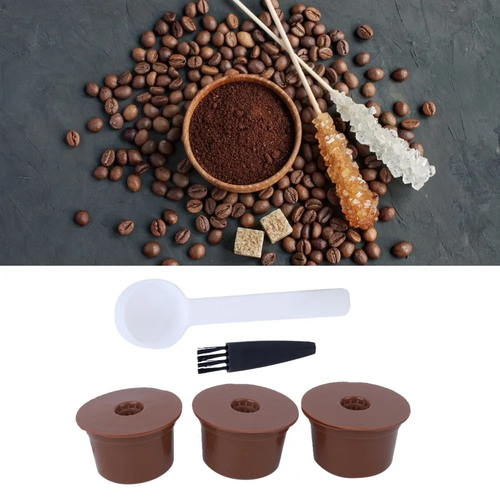 Reusable coffee pods for coffee maker, plastic fit for coffee maker, italian replacement coffee filter/Caffitaly coffee capsule