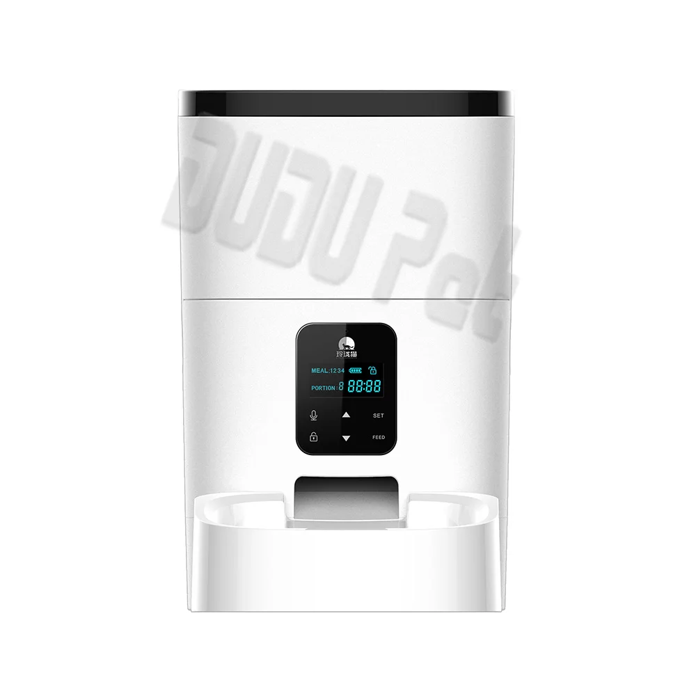 Automatic Pet Feeder Wifi Remote Control Cat Dog Food Dispenser 4L Smart Feeder 1-10 copies at a time Cat Dog Food Feeding