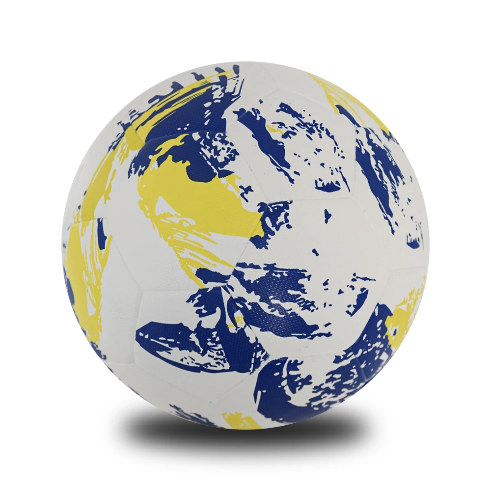 Official Size and Weight Hybrid Soccer Ball PU Material Football Professional Sports Ball