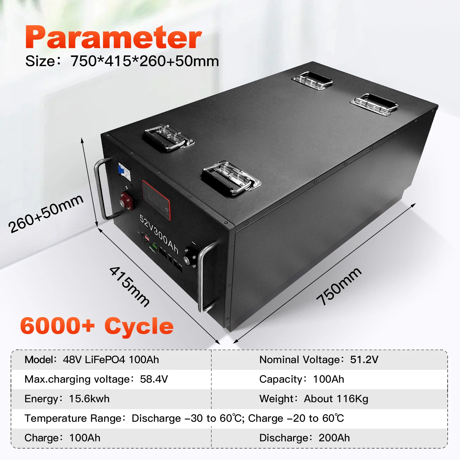 16S CATL Lifepo4 For Solar Energy Storage Inverter Battery Off Grid System 15Kwh 16Kwh 48V 51.2V 300Ah 320Ah Lifepo4 Battery