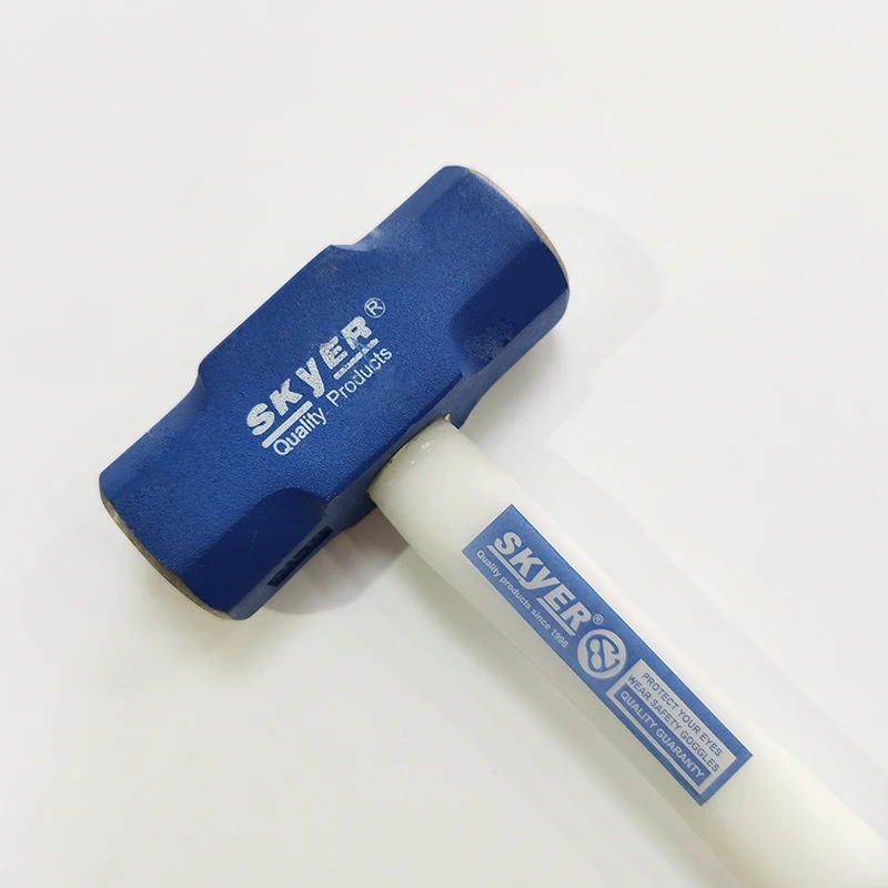 3LB White and blue fish scale handle fiberglass handle USA style sledge hammer