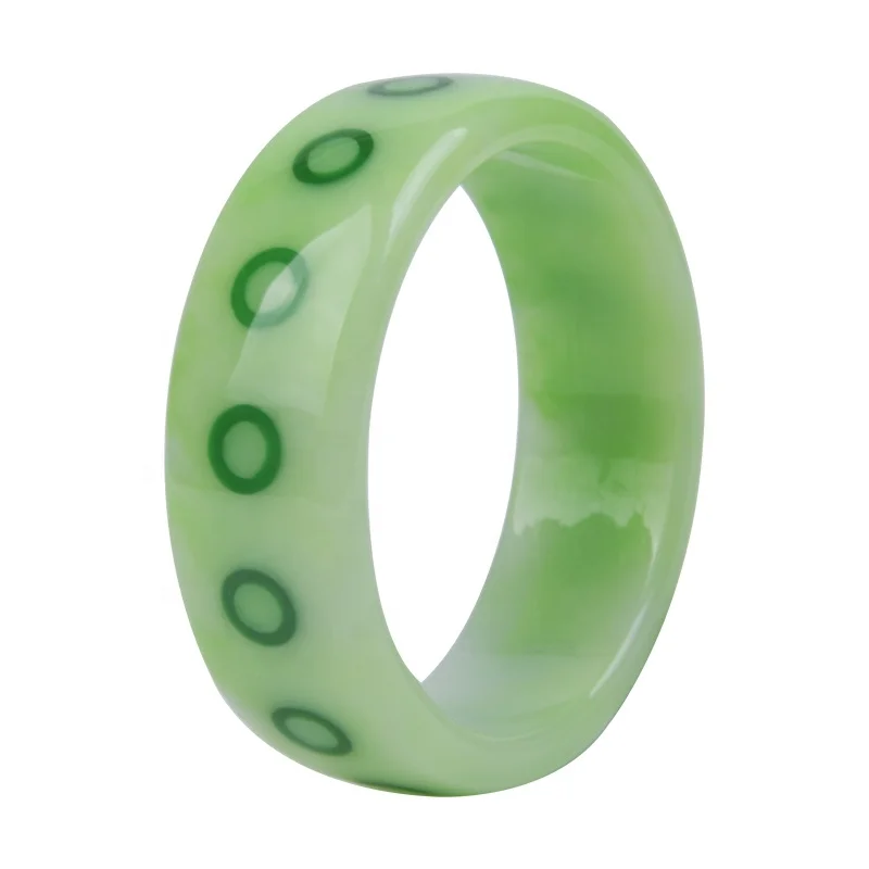 custom transparent clear bangle multi color pink girl resin bangle