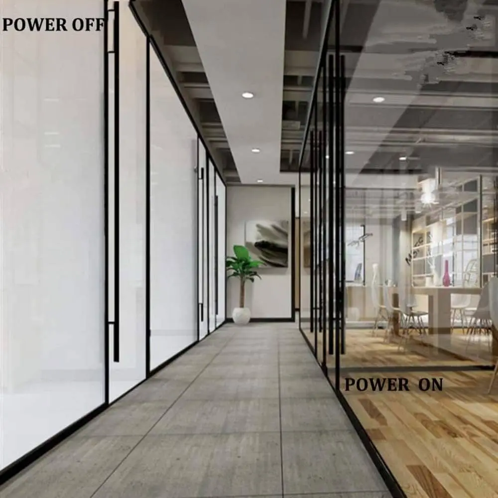 Window Privacy Glass Smart Tint Switchable Electric Dimming Glass for Meeting Rooms
