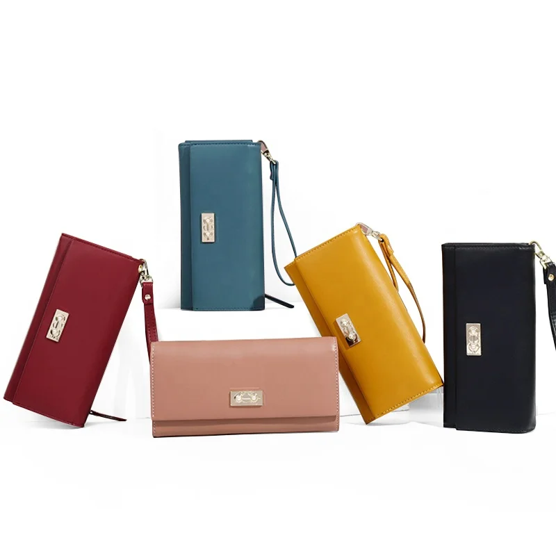 Korean Fashion Long Multi Function Purse Wallet Women Money Bag