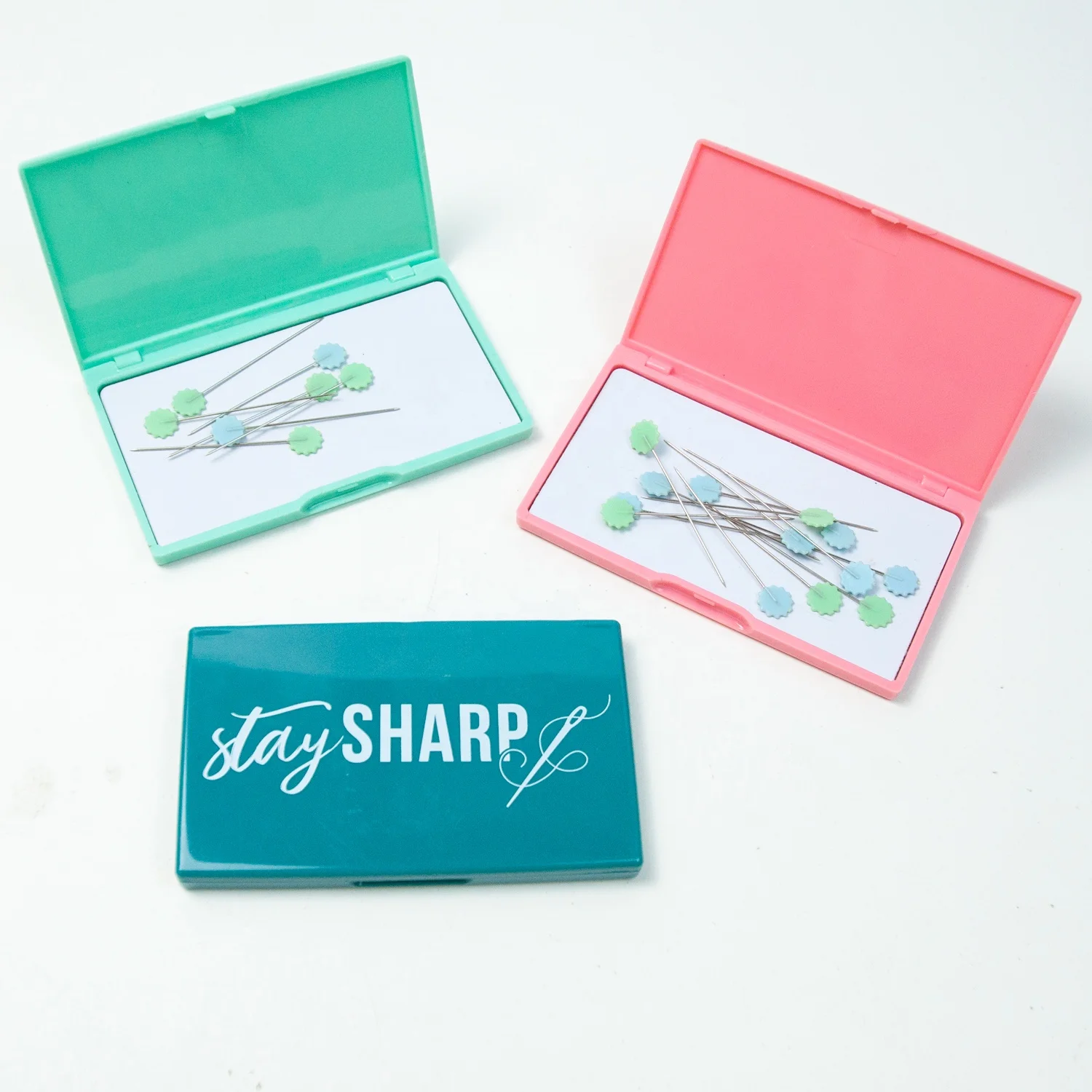 Magnetic Needle Box Storage Pins Case Lightweight Plastic Sewing Needle Box new color