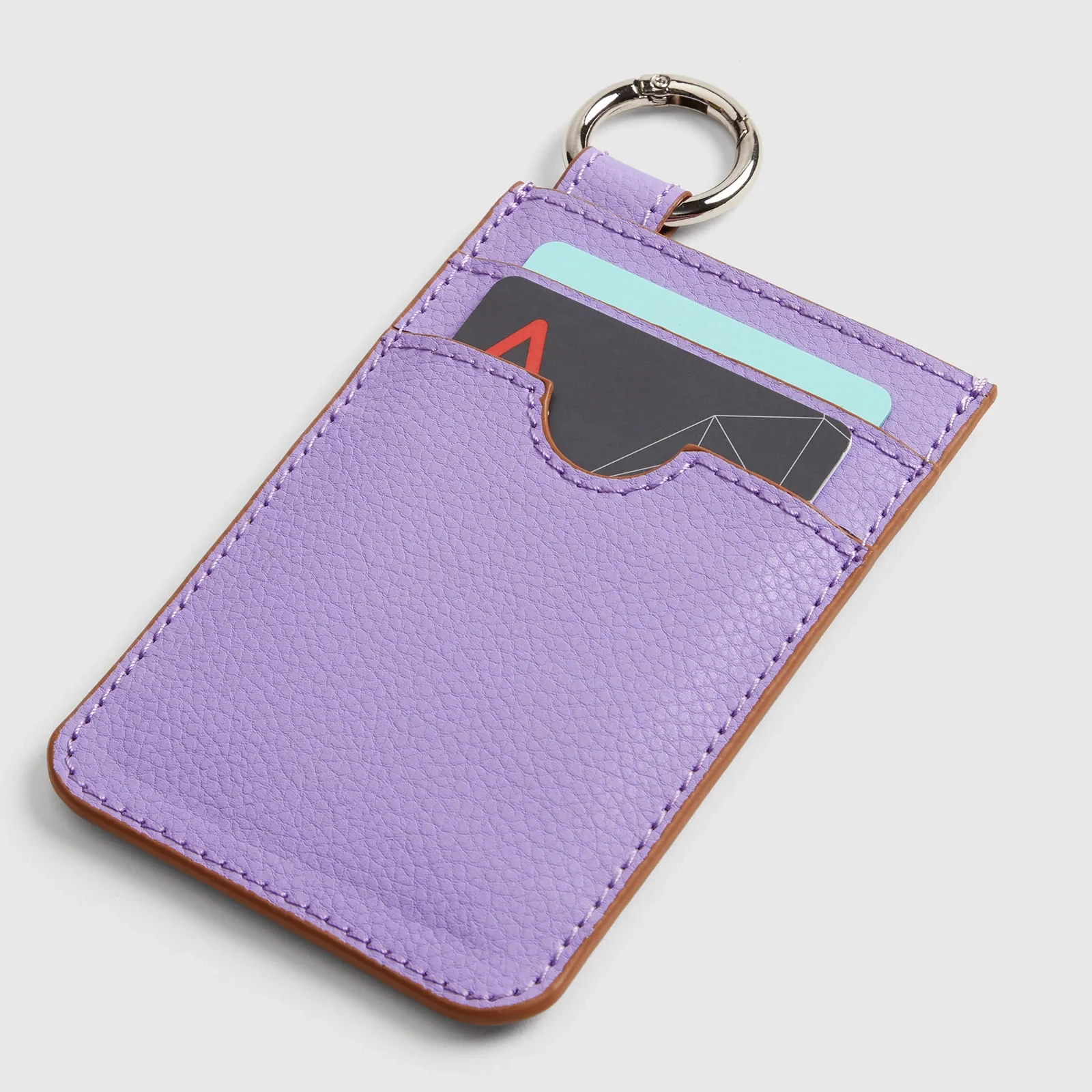 Fashion designer keychain card holder wallet personalised keyring wallet coin purse candy color card case