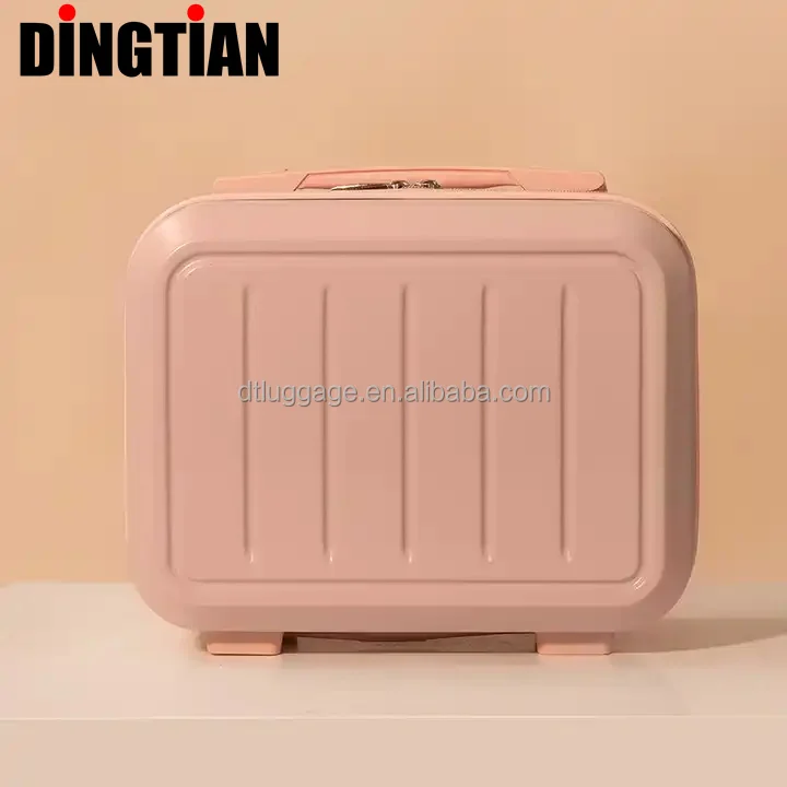 Mini Size 100% PP Material Suitcases Portable Bag for Student Travel Business 14 Inch Unisex Cosmetic Cases-Malas de viagem