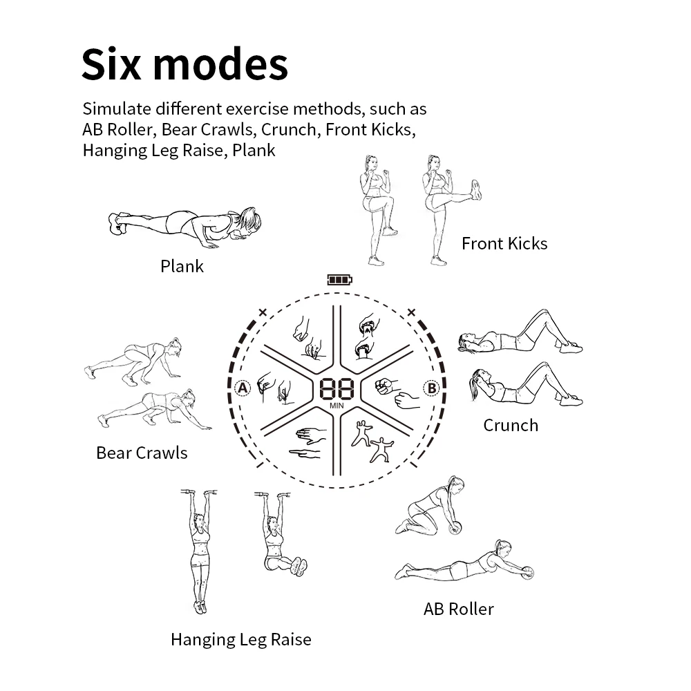 Smart Training fit wireless 2 channels ems fitness machines for men and women