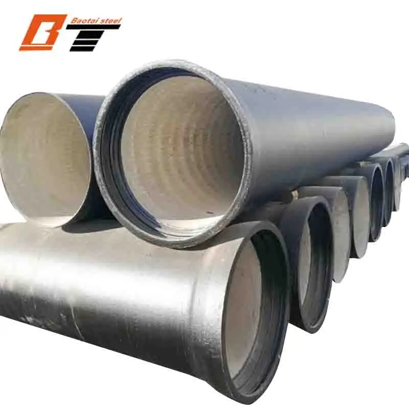 en598 c40 dn600 dn100 150mm 500mm 700mm socket and spigot black ductile cast iron pipes