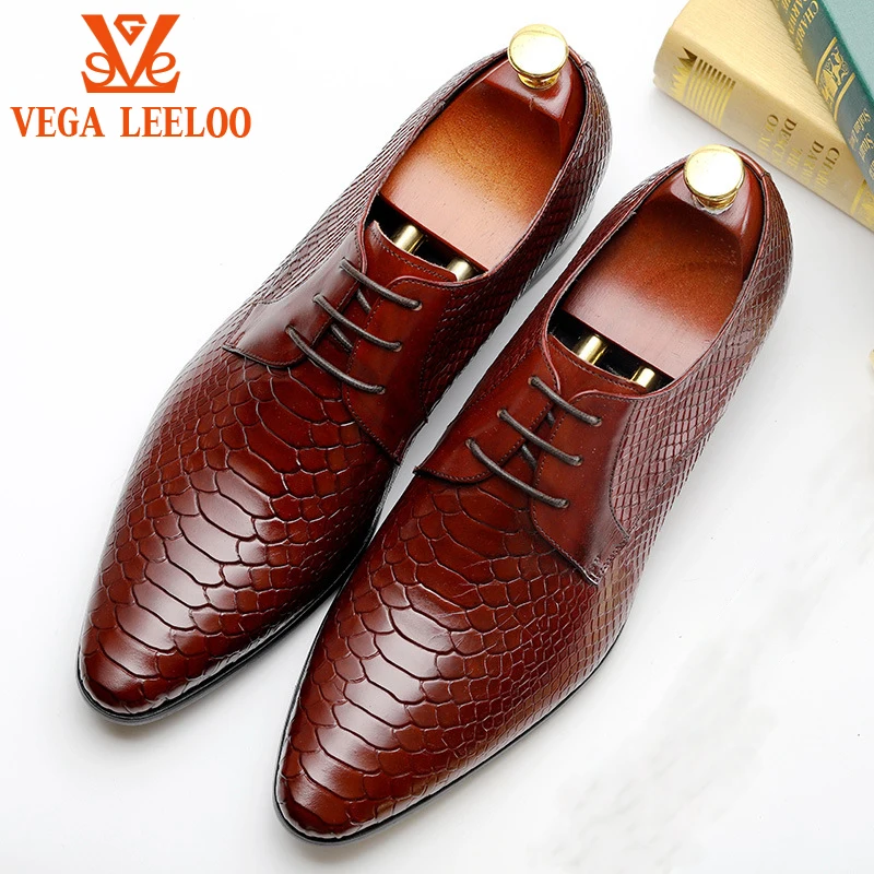 British dress shoes crocodile pattern leather ,formal wedding shoes