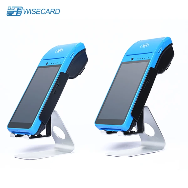 Wisecard T90 Android 12 Handheld POS Terminal with Touch Screen NFC Card Reader Biometric Smart 5.5inch POS Equipment