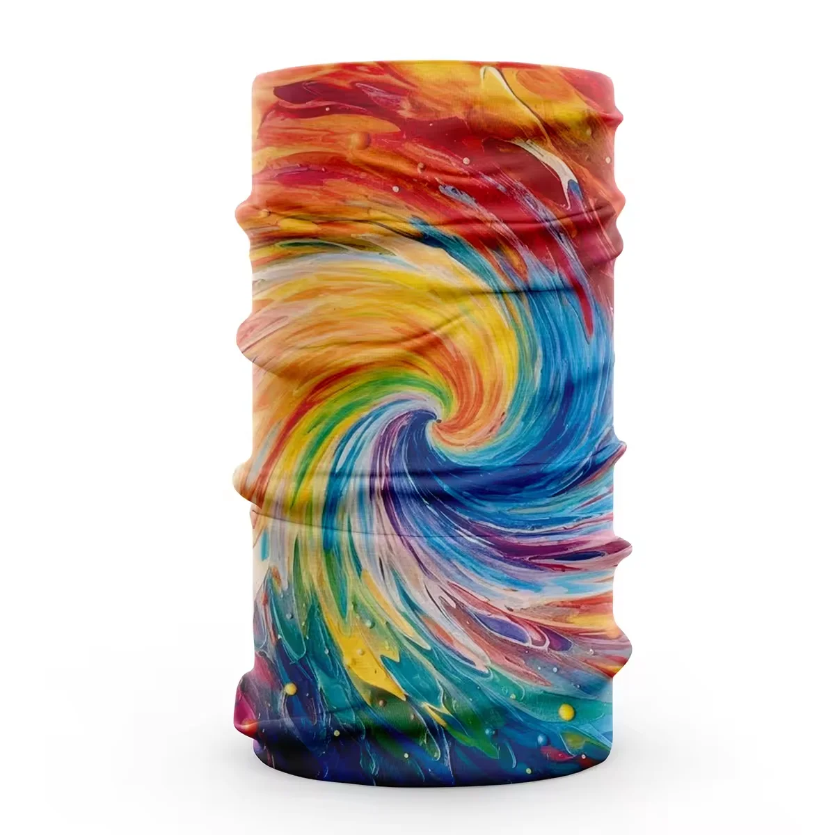 Wholesale Multifunctional  Seamless Digital Printed REPREVE Bandana Head wrap Neck Gaiter Tube Bandana with Skull