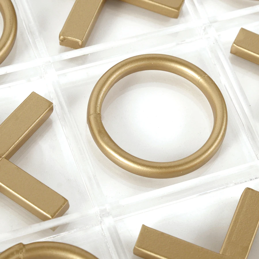 Mayco 3D Acrylic XO Decoration Accessories Noughts and Crosses Game Tic Tac Toe
