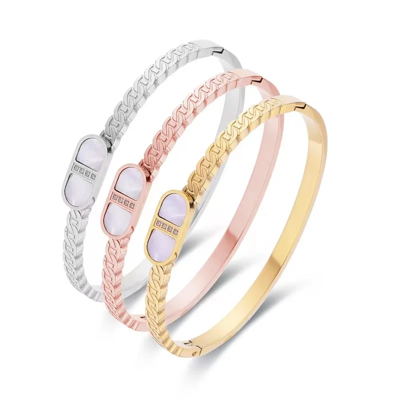 Fashion jewelry bijoux stainless steel bangle jewelry mixed assorted wrist lady bangle cheap bangle 316l jewellery