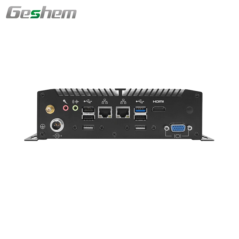 
vehicle computer industrial tablet pc Fanless mini Box PC J1900 mini PCI-e 3G 4G Bluetooth WiFi Car pc Panel 
