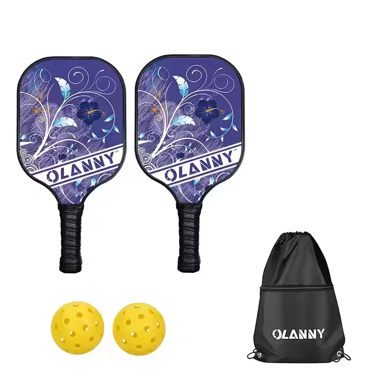 USAPA Approved Wholesale Custom Thermoformed Graphite Pickle Ball Racket Glass 3K 18K Carbon Fiber Pickleball Paddles Set