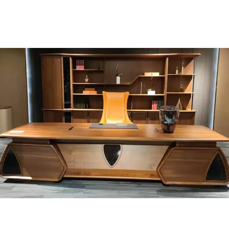 Wholesale price fashion design modern wood office boss desk