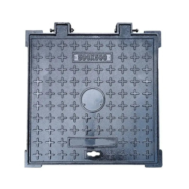 500x500 600x600 square en124 ductile iron manhole cover