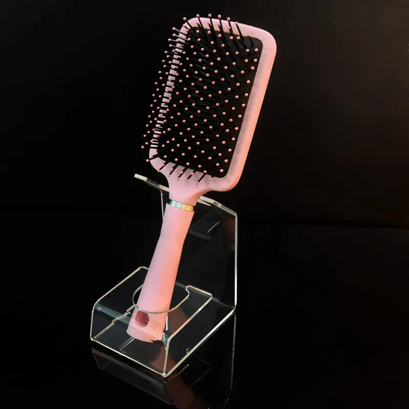 110mm*75 clear Acrylic Cosmetics Brushes comb acrylic display Holder stand