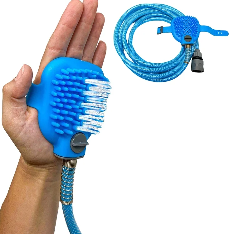 Массажный инструмент для купания домашних животных многофункциональная щетка для душа для собак перчатки распылитель для ухода