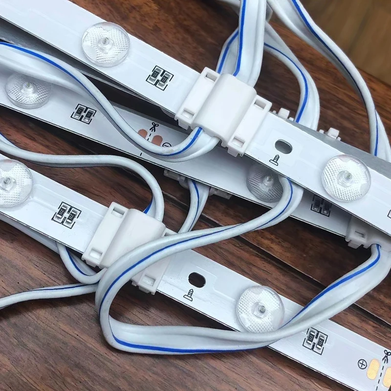 12 В SMD 2838 светодиодов/м Светодиодная полоса жесткая световая для 4 см осветительной коробки
