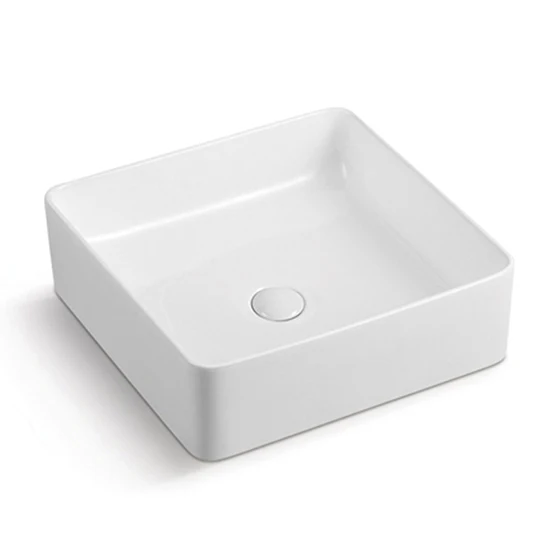 Countertop  Cheapest Ceramic Art Basin Top Hand Washing square Sinks Bowl Bathroom Counter Basin lavabo
