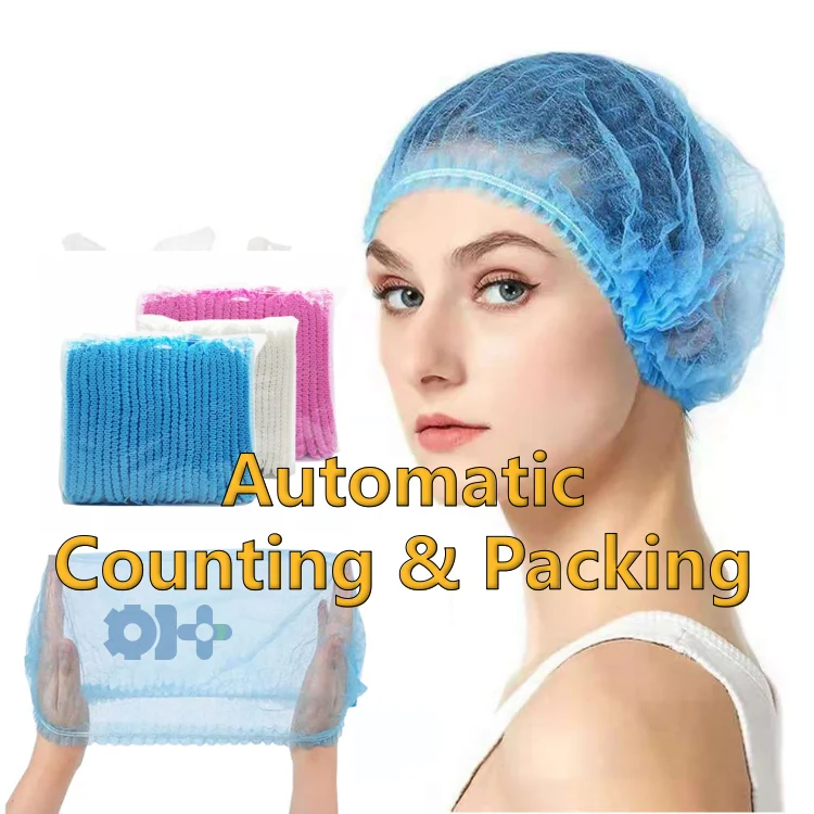 Doctor Nonwoven Dental Bouffant Head Cover Packing Ultrasonic Surgical Cap Making Machine