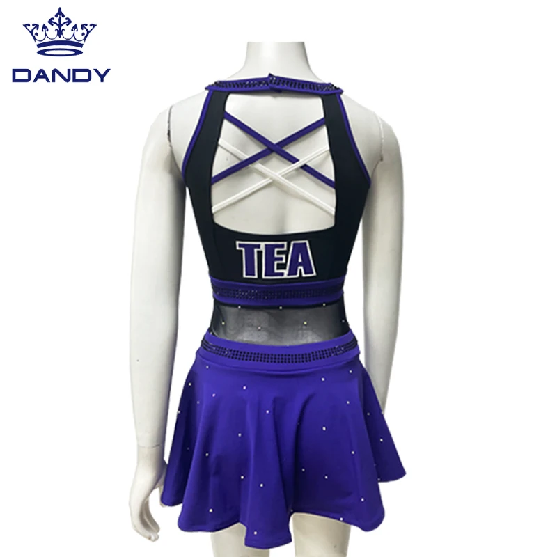 Custom customize hot sale cheerleader cheerleading uniforms long sleeve sexy cheer uniform