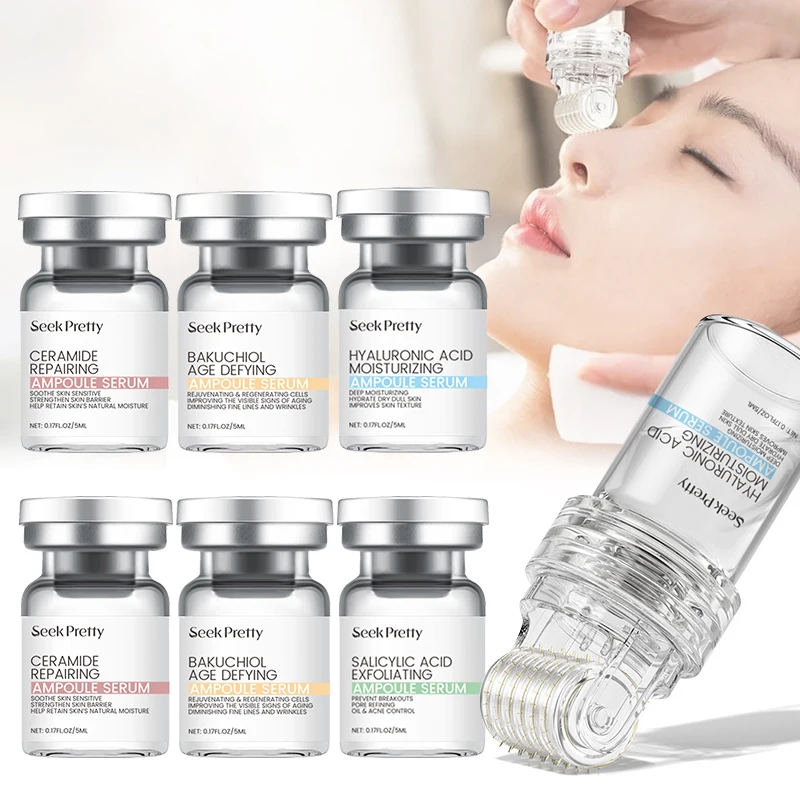 Korea Peptides Micro Infusion Serum Vitamin C Hyaluronic Acid Egf Serum Micro Needling Serum For Microneedling